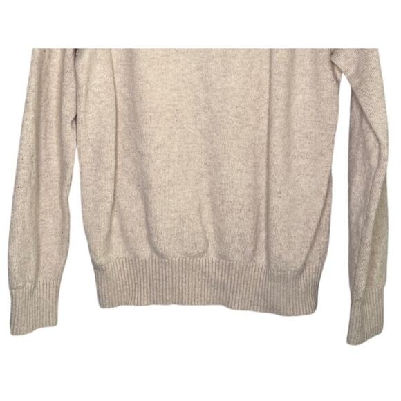 J.Crew Men's Lamb's Wool Crewneck Long Sleeve Pullover Sweater Rib Hems M Beige - Picture 7 of 15